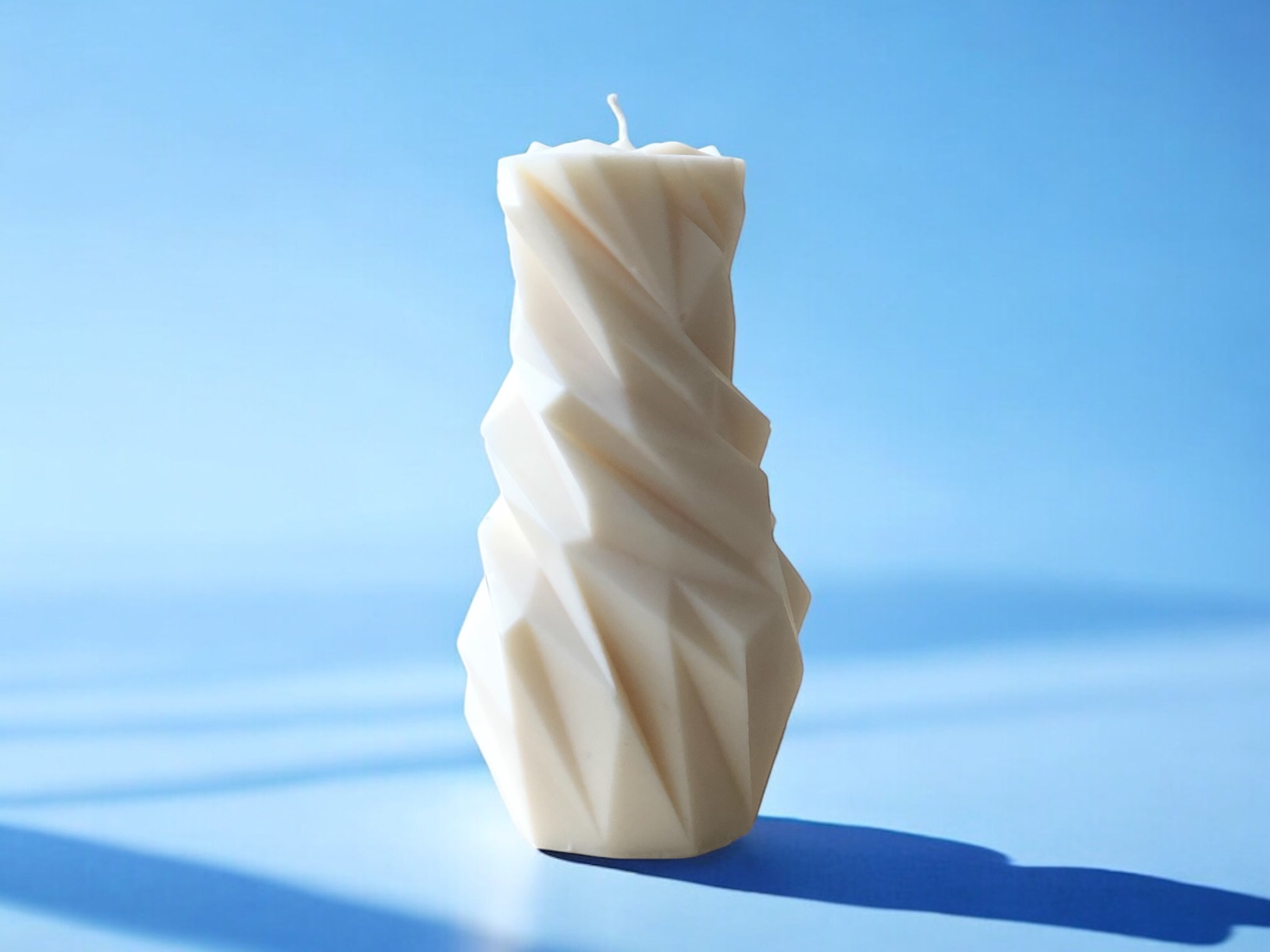 decoratieve kaars met onregelmatige vormen